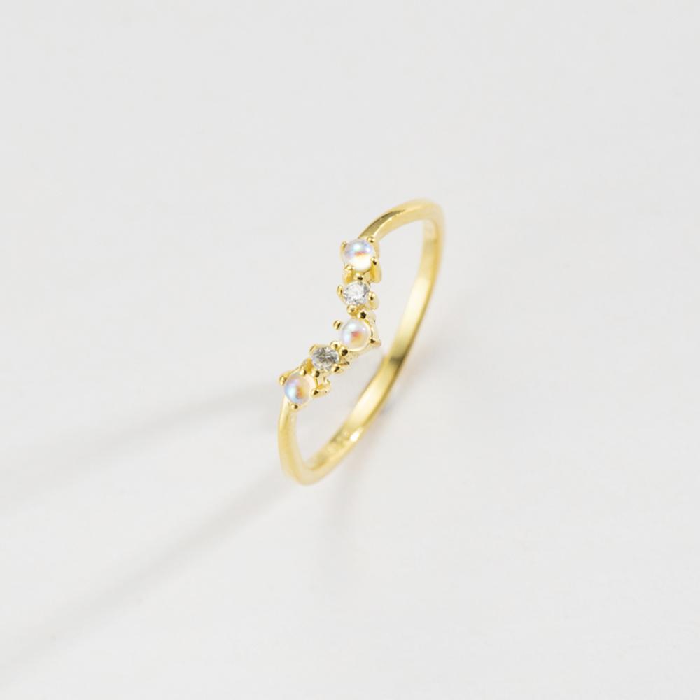 ANDYWEN Кольцо из стерлингового серебра 925 пробы с цветным лунным камнем и цирконием, новинка 2023, женское свадебное ювелирное изделие с кристаллами, подарок