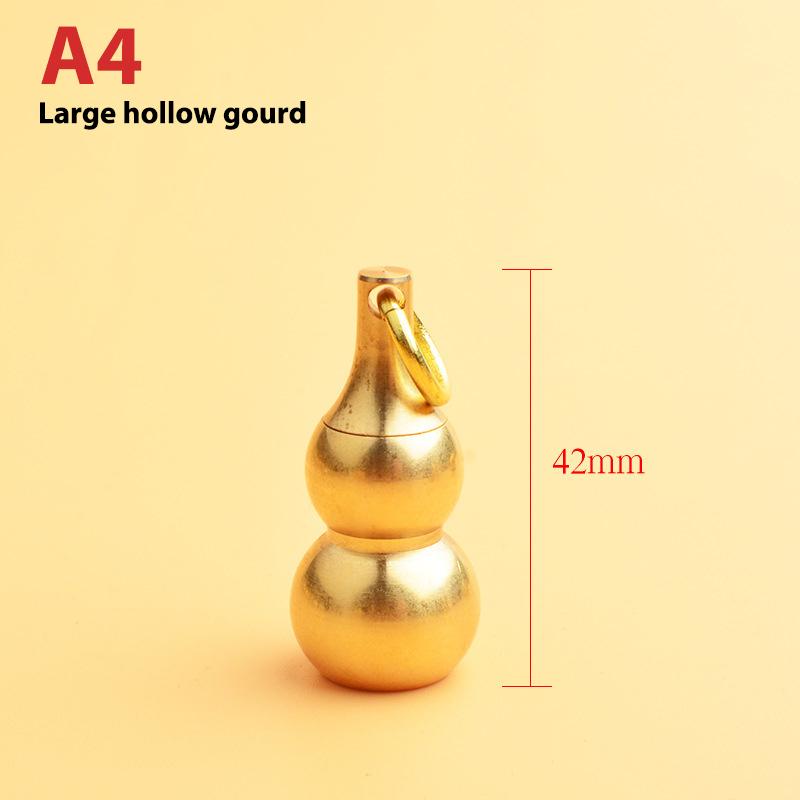 Традиционная китайская натуральная тыква по фен-шуй, латунь, психическое здоровье Wu Lou Wu Lu