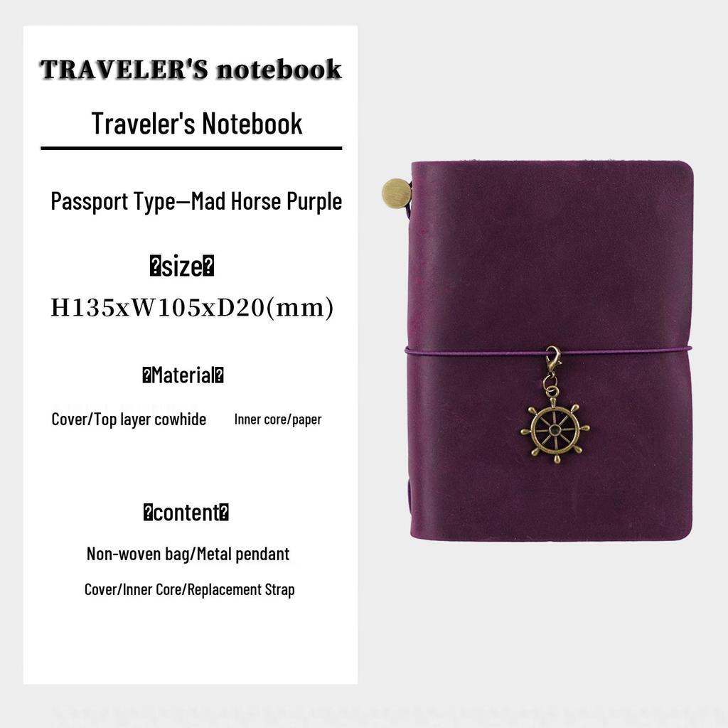 Дневник путешествий по Теннесси: Блокнот ручной работы из винтажной коровьей кожи