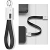 Кабель-шнурок на брелок Micro USB/Type-C для синхронизации данных и зарядки для Android iPhone