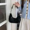 2024 Trendy Niche Shoulder Messenger Bag – Underarm Style, Fashionable Textured Dumpling Bag for Women
