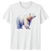 Polar Bear Animals Mens T-Shirt Womens Graphic Tee Wildlife Top