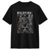 Metal Gear Solid Игра MGS Игровые Мужские Футболки Юмористические Футболки С Коротким Рукавом С Круглым Вырезом Футболки Чистый Хлопок Большого Размера Топы