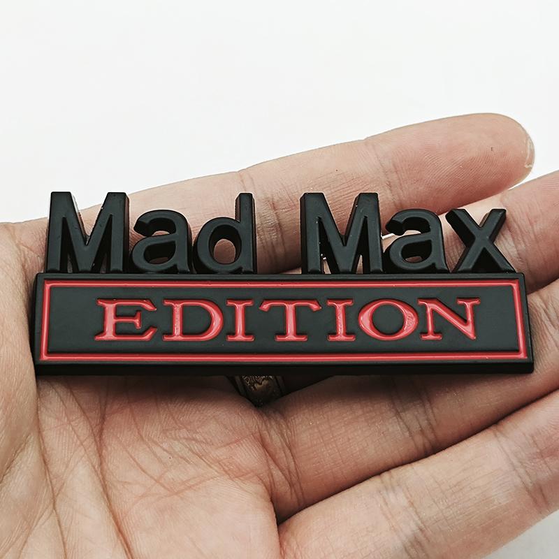 3D Логотип Mad Max Edition Наклейка-значок на крыло Забавные наклейки для автомобиля Грузовика Замена Декор двери для Универсального автомобиля Внедорожника