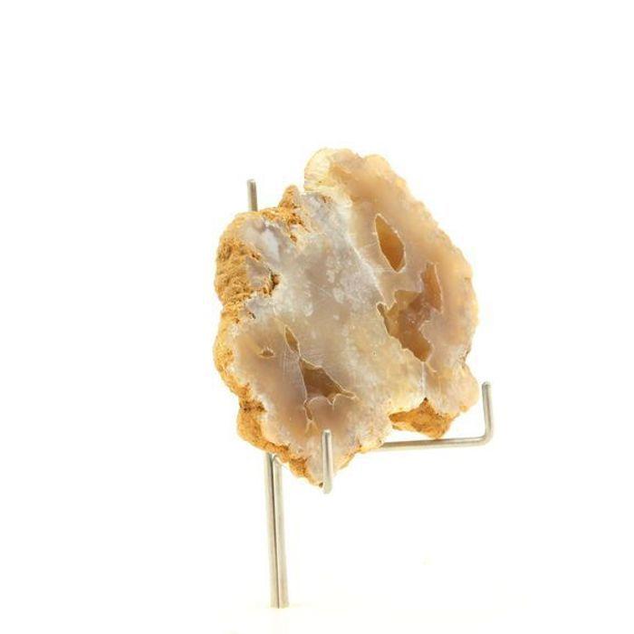 Pierres et Minéraux. Calcédoine. 271.0 ct. Entrelacs, Savoie, France.