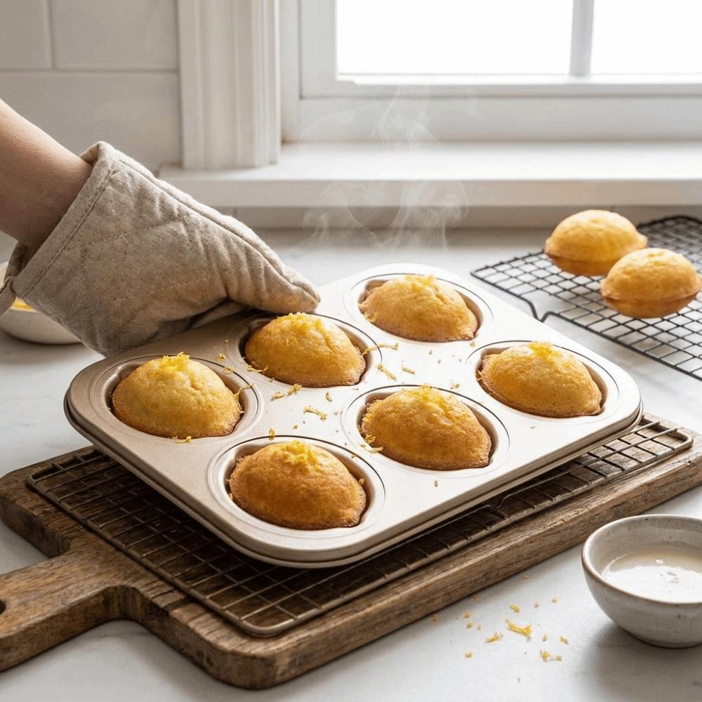 Food-Grade Madeleine Cake Pan Carbon Steel Muffin Pan Sturdy Pastry Tray Bread Making