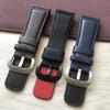 High Quality 28mm Genuine Leather Watchband With Stitches Calfskin Waterproof Wrist Watchband Matte Strap Loops For SevenFriday