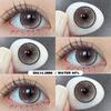 Eyeshare PAMPAS Коричневые контактные линзы 1 пара Натуральные мягкие линзы Большие глаза 14,5 мм Глазные линзы Серые зрачки Зеленые фиолетовые линзы