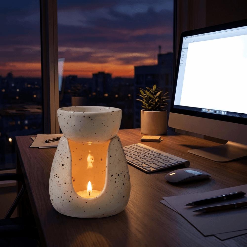 Heat-resistant Fragrance Stove Handmade Candle Essential Oil Burner  Home Decor