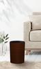 Asbel Lidless Trash Can Room Leclerc Wood Grain Flooring Harmony Brown Simple Design A6235 Bedroom/Living 8.2L