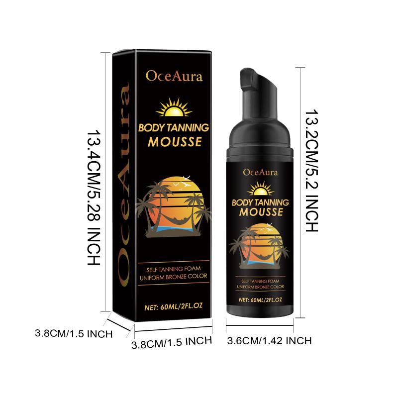 Oceaura Мусс-ускоритель загара Летний Пляж На открытом воздухе Увлажняет Питает Достижение загорелого тона Красивая кожа Пена для загара