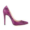 Classic Sexy Pointed Toe High Heels Women Pumps Shoes Faux Snake Print Wedding Party   Pattern Shoes