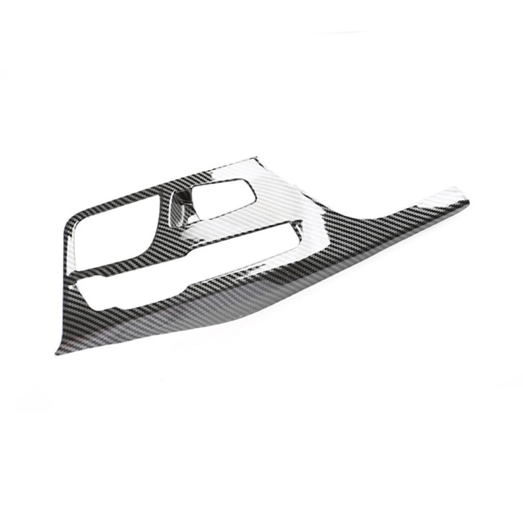 Carbon Fiber Car Center Console Gear Shift Panel Frame Covers for BMW 5 6GT Series G30 G38 2017-2022 Trim Stickers Accessories