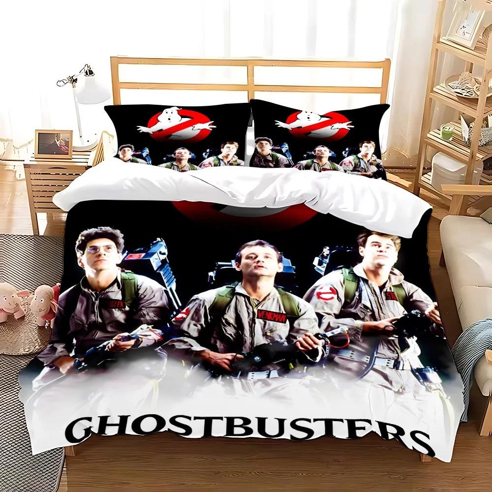 Cartoon G-Ghostbusters Duvet Cover Pillowcase Bedding Set Adult kids Bedroom Decoration Children Gift Single Double Large Size