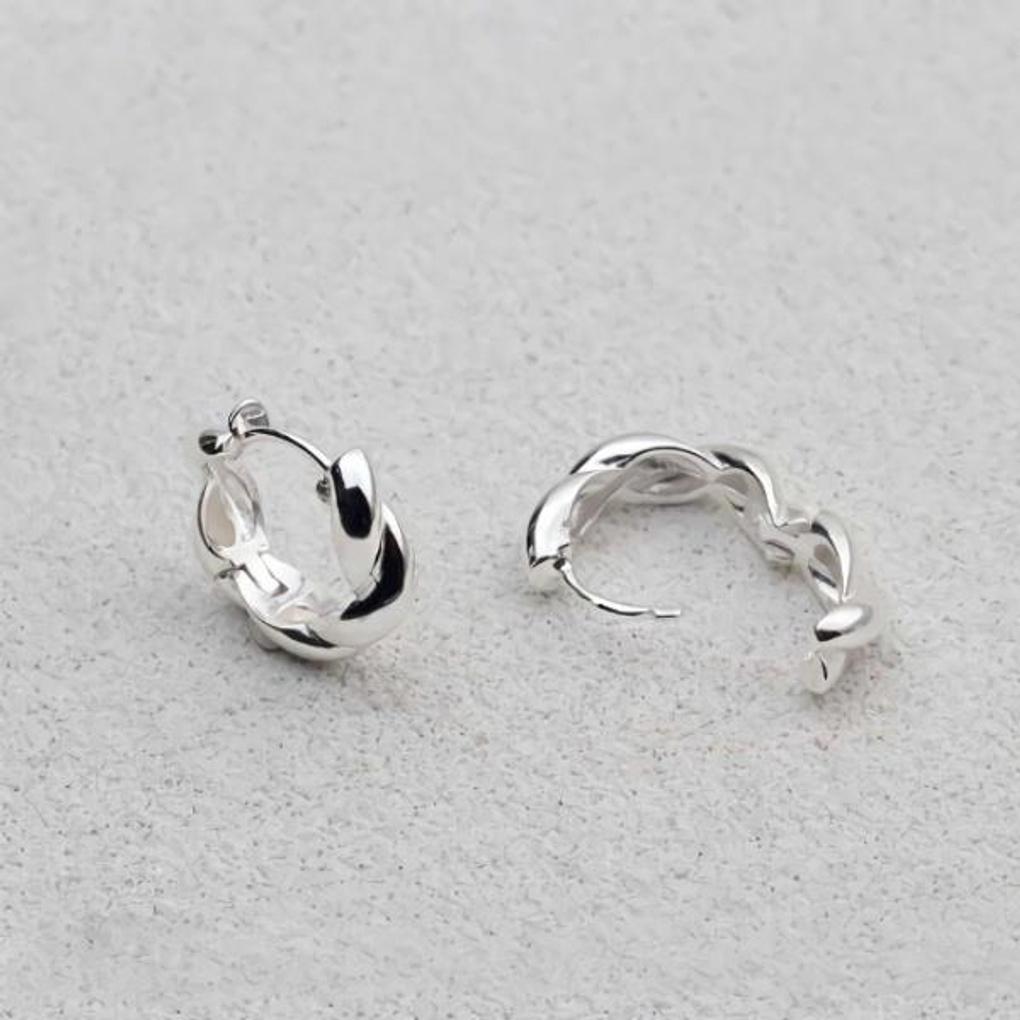 Women's Accessories Daily Wave One-Touch Earrings