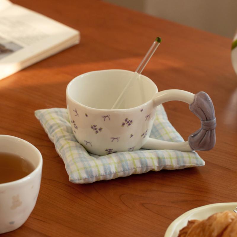 Изысканные мультяшные милые керамические кофейные чашки для домашнего завтрака, овсянки, молока, модные современные офисные кофейные чашки