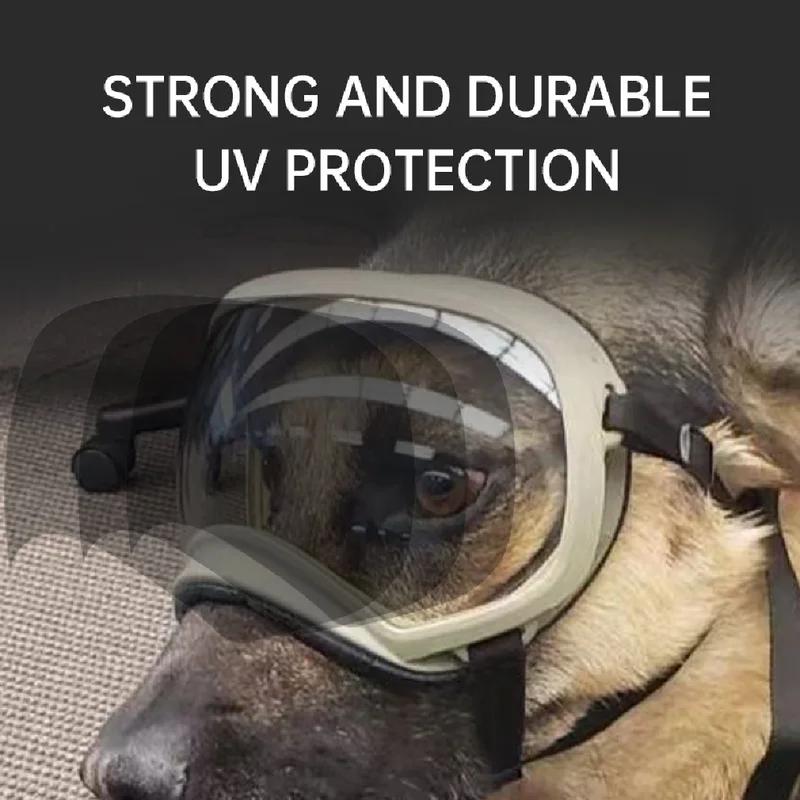 Color Changing Pet Glasses, Dog Goggles, Size Dog Sunglasses, Snow Glasses, UV Resistant Dog Sunglasses