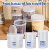 Food Storage Box Round Sealed Plastic Rotary Milk Powder Storage Tank