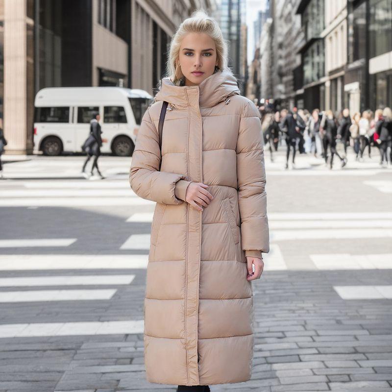 Женское пуховое хлопковое пальто с ярким лицом, свободная стирка, ветрозащитная куртка с капюшоном, осенне-зимняя утолщенная куртка с хлопковой подкладкой