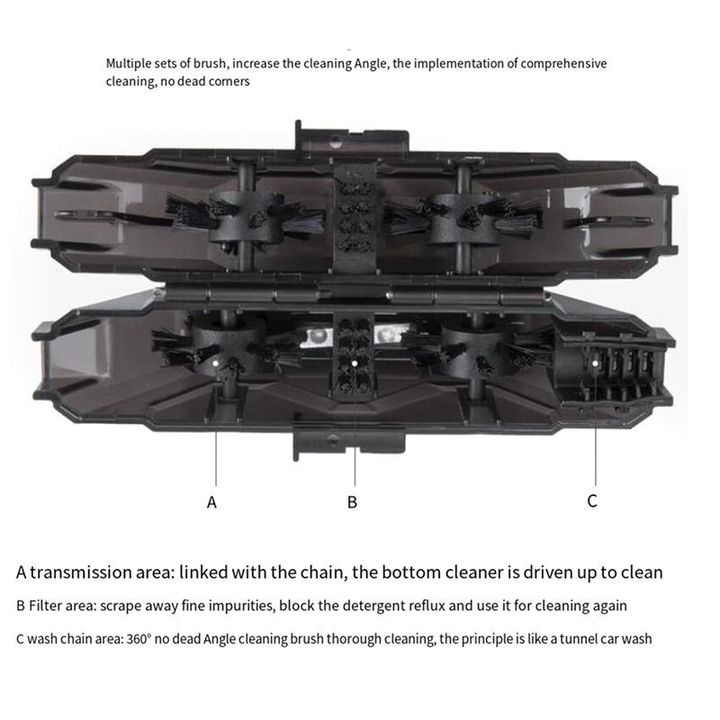 Очиститель велосипедной цепи Очиститель велосипедной цепи для шоссейных велосипедов Ящик для чистки горных велосипедов Аксессуары для велосипеда