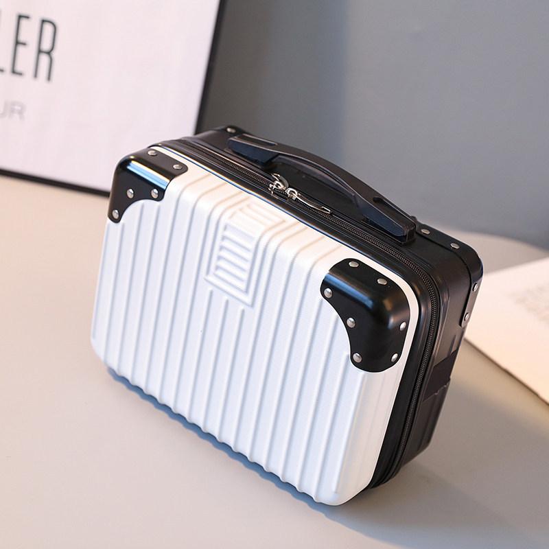 14 Inch Mini Travel Cosmetic Case Suitcase Makeup Storage Box Large Capacity