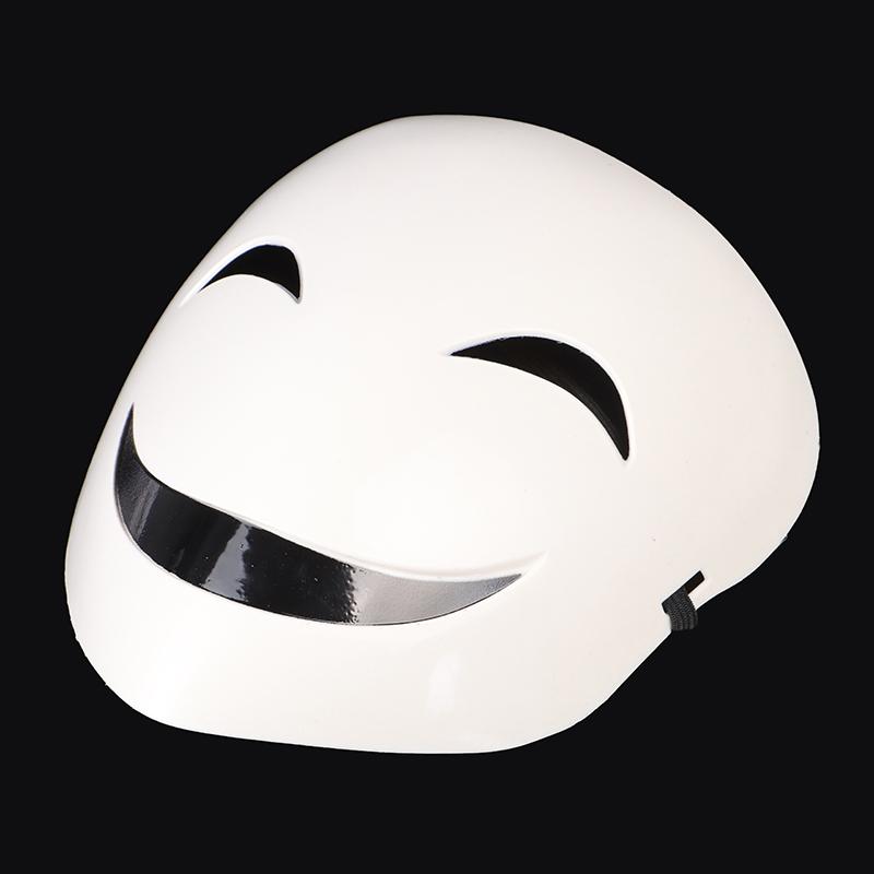 Adults Japanese Anime Black White Visible Adjustable Mask Helmet Cosplay