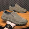 Labor Protection Shoes Men's Shoes Summer Breathable Slip-on Lazy Shoes Men's Non-slip Wear-resistant Work Shoes Casual Hiking Shoes Men