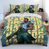 3D VALORANT Игровой Мультяшный Пододеяльник Комплект Постельного Белья Пододеяльник Комплект Постельного Белья Чехол на Одеяло Наволочка king Queen Размер Комплект Постельного Белья Мальчики