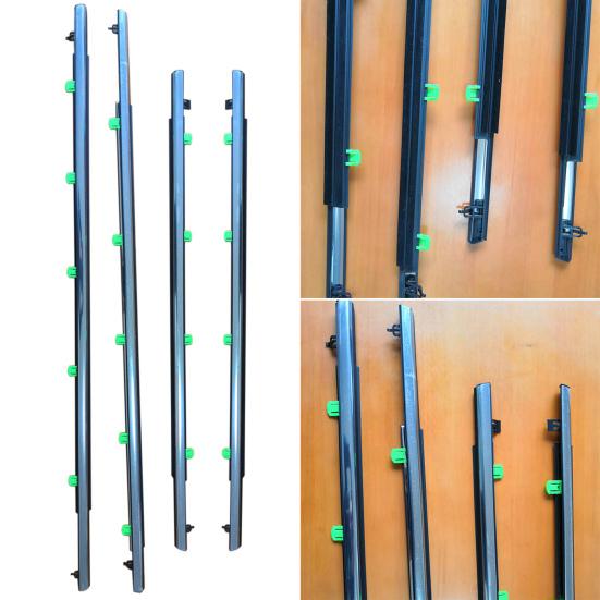 4 шт., уплотнительная лента для наружного окна, резиновая уплотнительная накладка для стекла, литая накладка для Honda