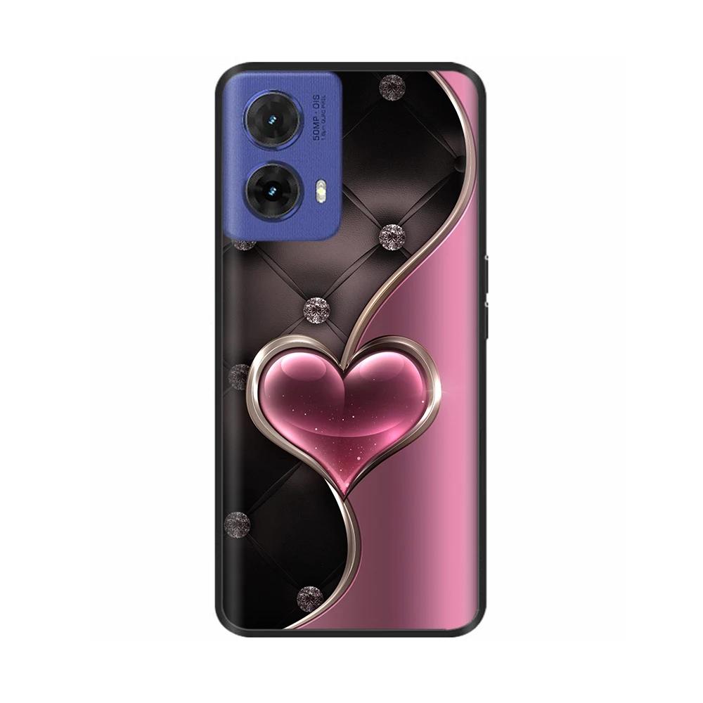 Чехол для Motorola Moto G85 Бабочка Мягкий Матовый Силиконовый Задняя Крышка Для Moto G85 5G Чехлы MOTOG85 G 85 5G Funda Полный Чехол для Телефона