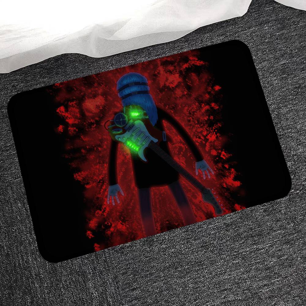 Игровые коврики для комнаты S-SallyS F-Face Противоскользящие Впитывающие воду Длинные коврики-подушки Коврик для спальни Бытовые ковры