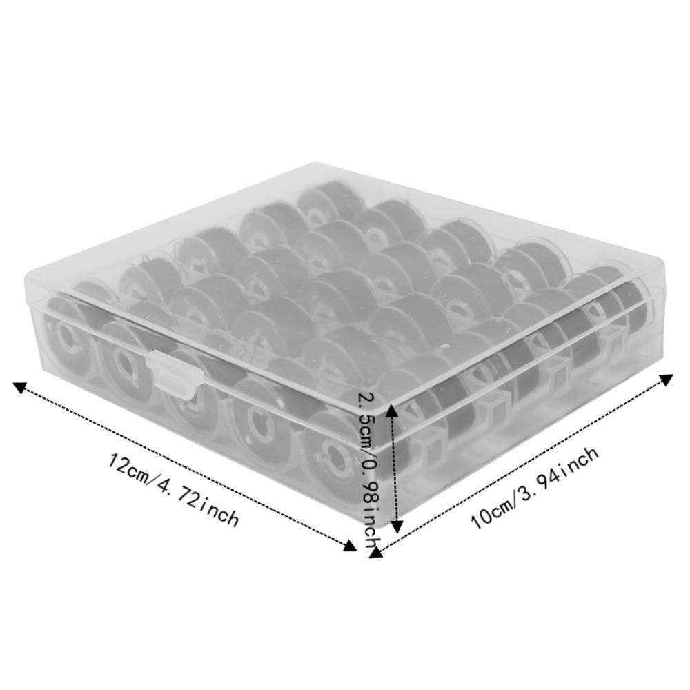 25pcs Soft Feel Prewound Bobbins Polyester Sewing Bobbins Embroidery Bobbins For Sewing Machines