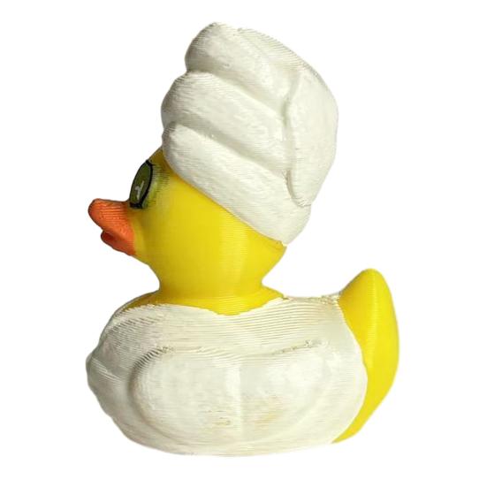 1/2 шт. Фигурка ныряющей утки, напечатанная на 3D-принтере, статуэтка утки для СПА, мультяшная скульптура животного, украшение для дома, офиса, рабочего стола