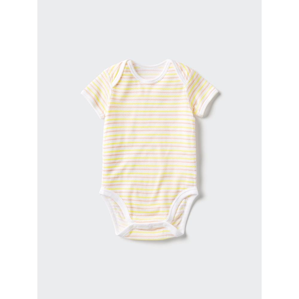 Uniqlo Японский хлопковый сетчатый боди
