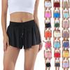 Women's Flowy Athletic Shorts Gym Yoga Workout Running Sweat Absorbing Hakata Comfortable Casual Wear Summer
