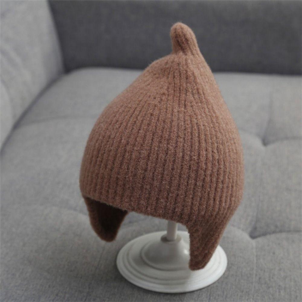 Soft Knitted Hat Autumn Winter Beanies New Ear Protection Hat for Baby