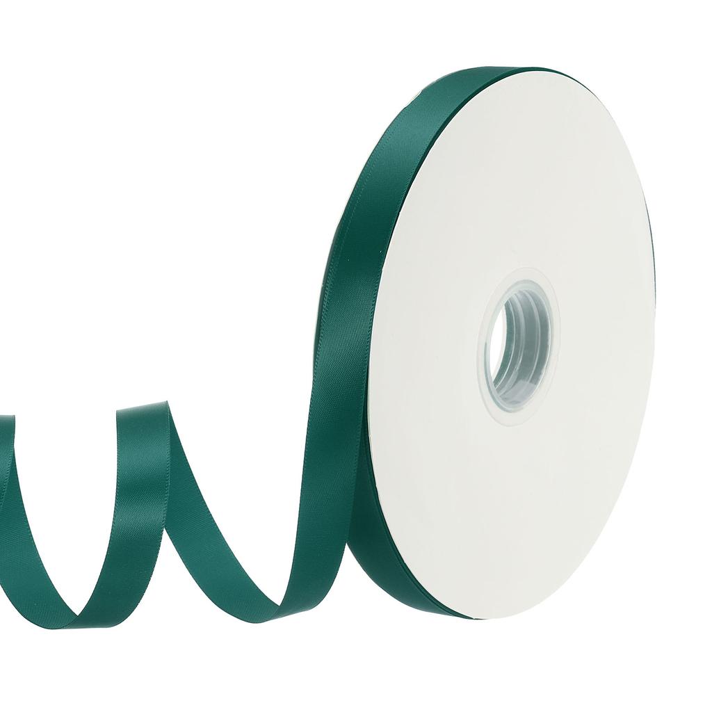 Полиэстеровая атласная лента односторонняя репсовая лента однотонная тканевая лента для рукоделия свадебной вечеринки подарочной упаковки 5/8"x100 ярдов