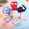 Winter Warm Knitting Mittens Breathable Fingerless Gloves Lovely Kids Gloves  Boys Girls