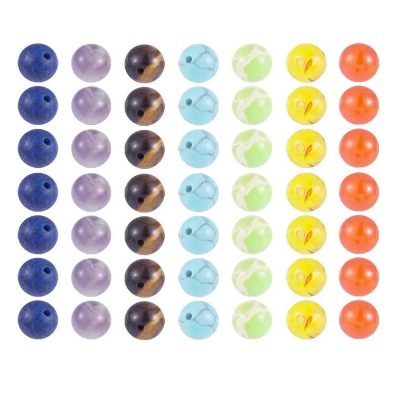 600cps цветные бусины каменные бусины для самостоятельного изготовления ювелирных изделий