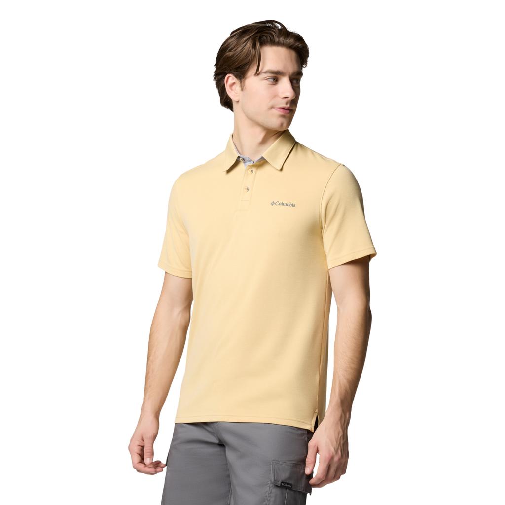Columbia Nelson Point Polo, Mens Yellow T-shirts