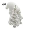 White Blank DIY Painting Crafts 3D Printed Christmas Gnome Figurine, Paintable Mini Hugging Handmade Xmas Gift Souvenirs Star & Tree, Winter