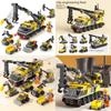 Engineering Urban Vehicle Building Block Puzzle Toy For Childrens Birthday Gifts