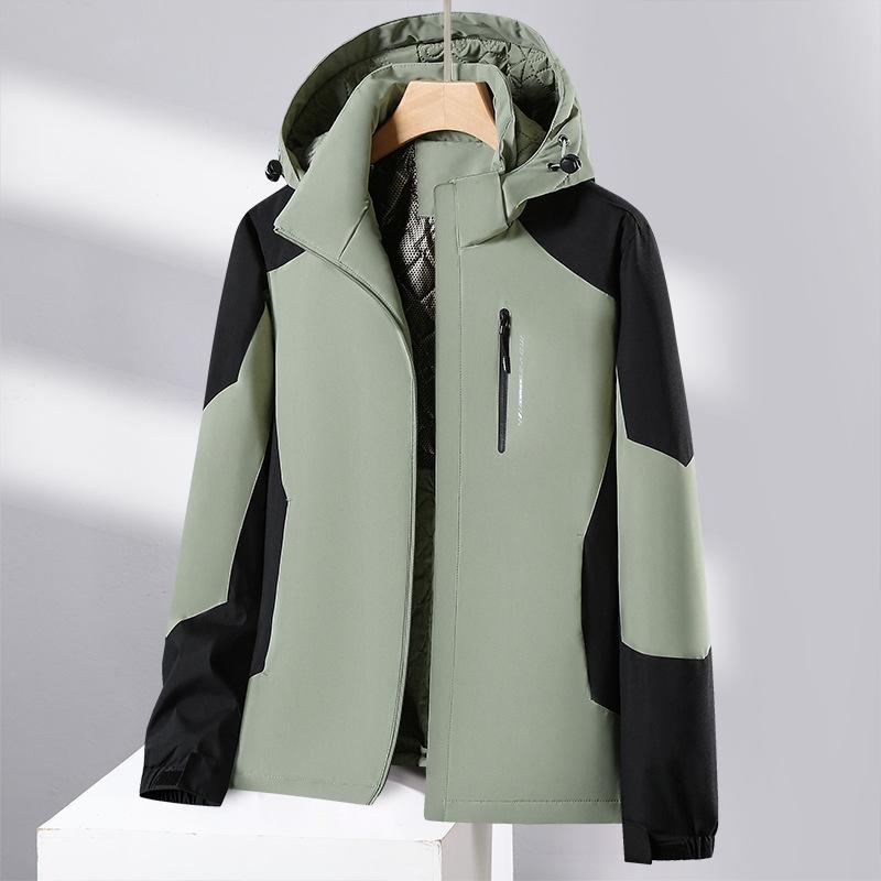 Мужская куртка Cozy Up с капюшоном, подходящая по цвету, теплая и легкая из графенового хлопка