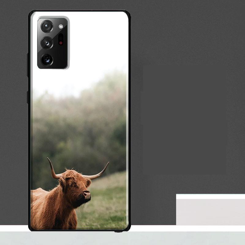 Highland Cows Case For Samsung Galaxy S25 S24 S23 Ultra S9 S10 S20 S21 S22 Plus S23 FE S25 FE Phone Cover
