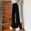 Узкая версия прямых брюк для женщин на осень и зиму, новый стиль, плюс бархатные утолщенные вельветовые брюки, маленькие брюки до пола