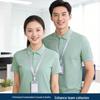 Ice Silk Polo Shirt with Custom Embroidery Logo for Company Teams & Events