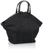 Tote Bag Nylon x Cowhide Round Tote Bag 2353111311 Black [Cuco] Women's (210)