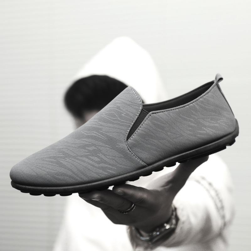 Летняя новинка обувь Doudou мужская обувь на одной педали мужская обувь духовный парень социальная обувь универсальная повседневная тканевая обувь студенческая обувь