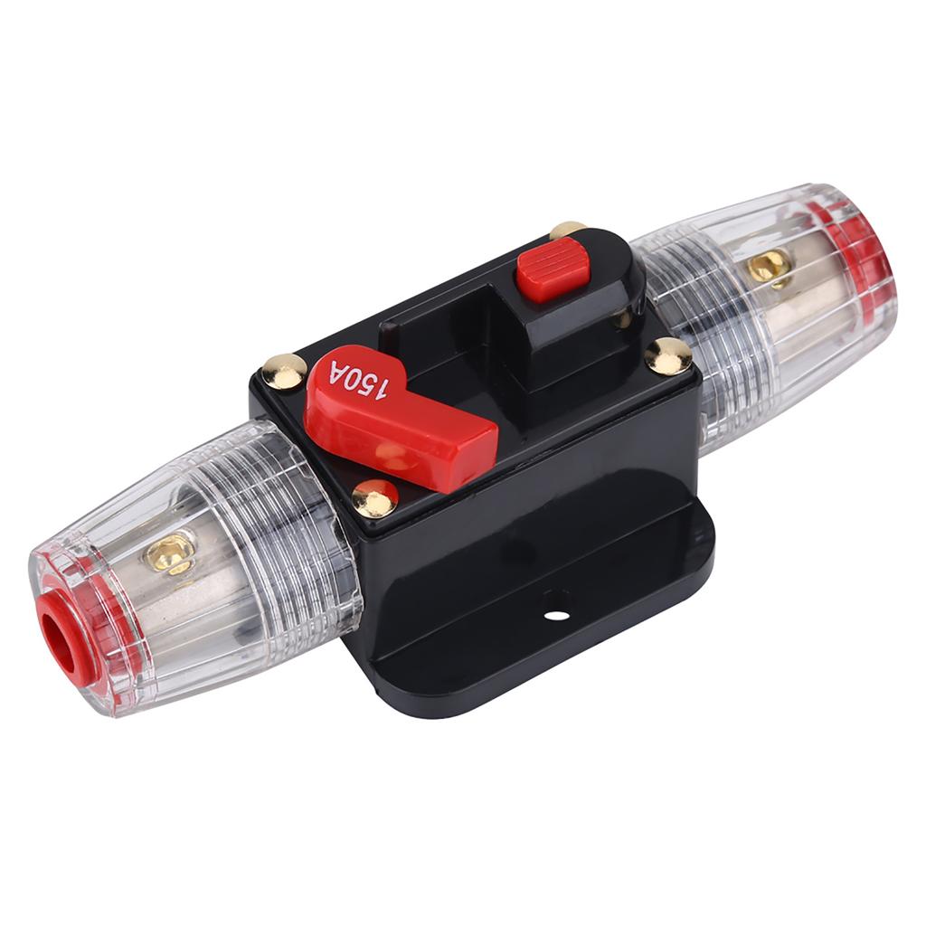 Car Modified Audio 150A Circuit Breaker Manual Reset Switch Fuse Holder