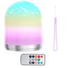 Пульт управления RGB Цветной Ночник Автоматическое Выключение Детская Спальня USB Перезаряжаемый Ночной Светильник